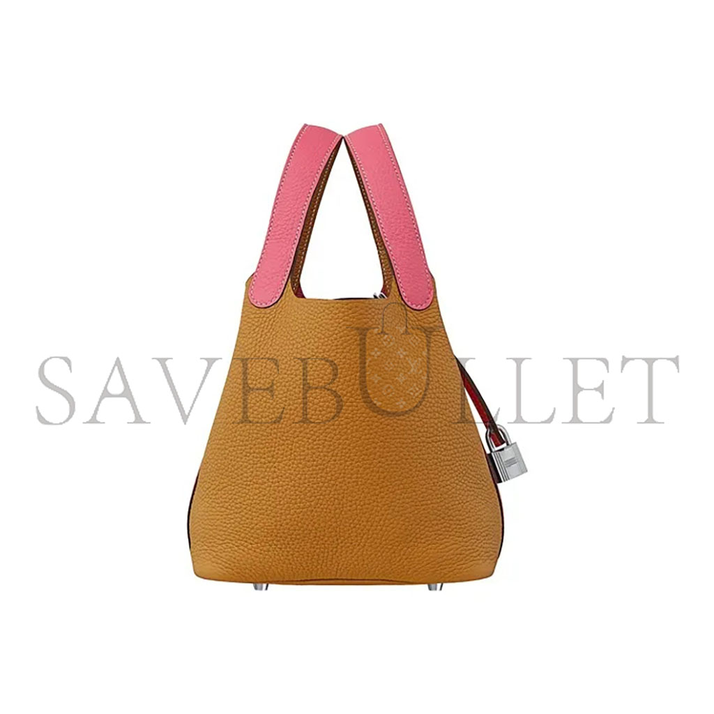 H**mes master picotin lock 18 taurillon clemence h064427ckak (18*18*13cm)